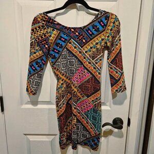 ⚡ 2 for $5 - Forever 21 quarter sleeve bodycon dress in size S